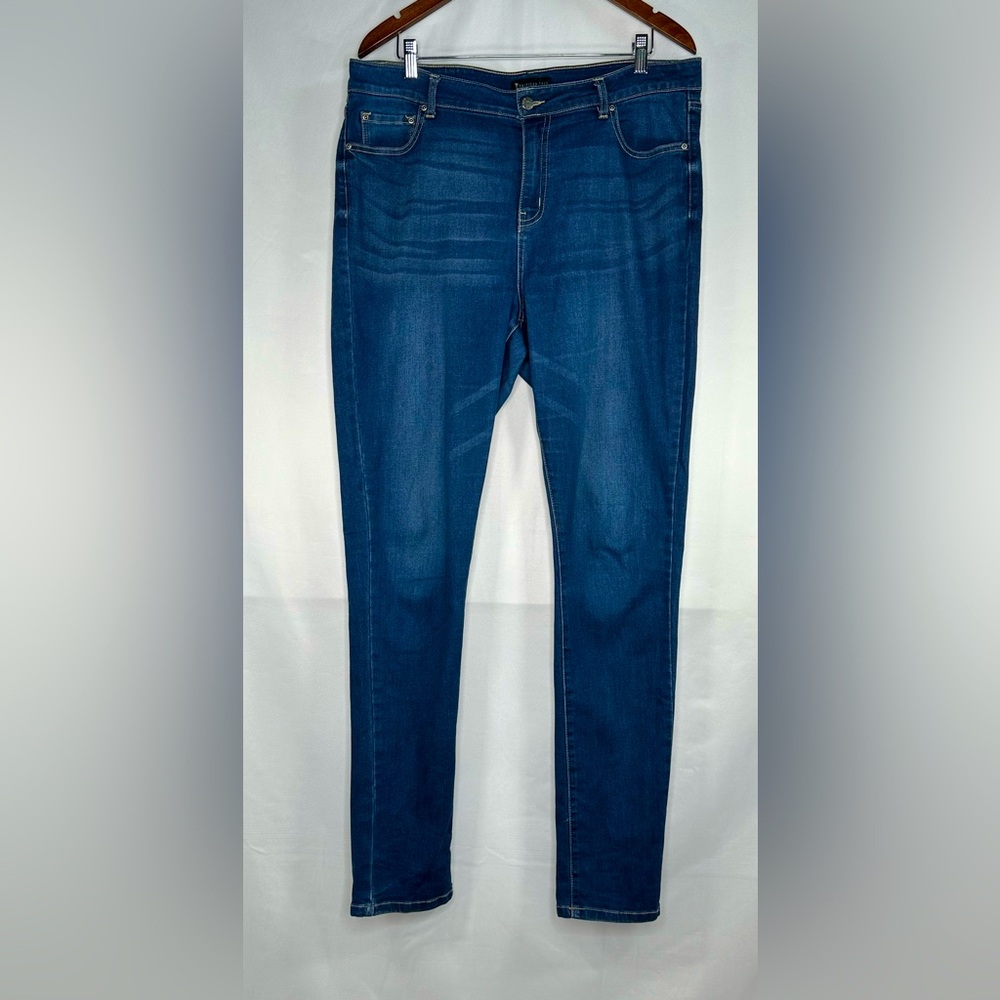 American Tall Georgia Skinny High Rise Jeans Classic Blue‎ Capsule Sz 36/35